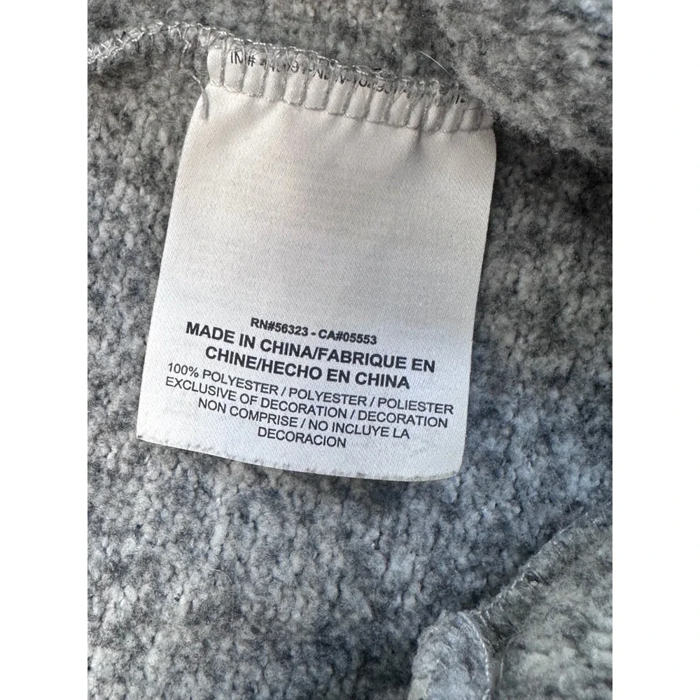 Nike Tech Fleece Knit Full Zip Jacket Grey Black Trim 806983-063 Womens Medium